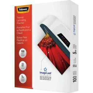 Fellowes Laminating Pouches - Letter, ImageLast, 5 mil, 100 pack - 52040