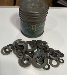 Vintage S.A.E. Standard  Lock Washer Assortment in Original Tin