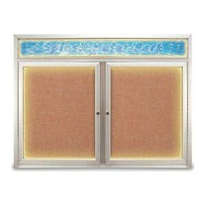 UNITED VISUAL PRODUCTS UV451HILED-SATIN-CINNABA Corkboard,Cinnabar/Satin,48&#034; x