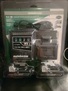 Metabo HPT UC18YSL3(S) Battery (2-Pack) &amp; Charger Combo Kit - New!!!