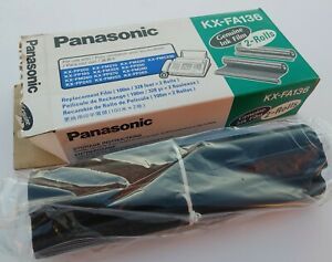 Panasonic KX-FA136 Genuine Fax Ink Film Original Open Box One Roll Only
