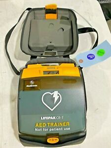 Medtronic Lifepak Aed CR-T Trainer with case, working condition