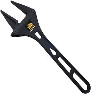 FUJIYA Tools, FLA-53-BG, Adjustable wrench, -Black &amp; Gold color-
