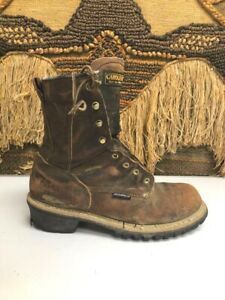 Carolina Built For Work Gore-Tex 200 Grams Brown Leather Size 11.5 D Men’s Boots