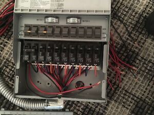 Reliance Controls 510C Pro / Tran2 10-Circuit 50A Manual Transfer Switch Kit