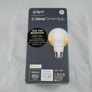 C by GE - C-Sleep A19 Bluetooth Smart LED Light Bulb - Adjustable White
