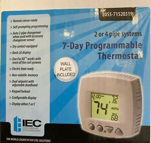 IEC Programmable 7 Day Thermostat For 2 Or 4 Pipe Fan Coil Systems EO55-71520319