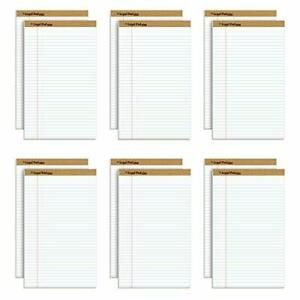 TOPS The Legal Pad Plus Writing Pads 8-1/2&#034; x 14&#034; Legal Rule 50 Sheets 12 Pac...