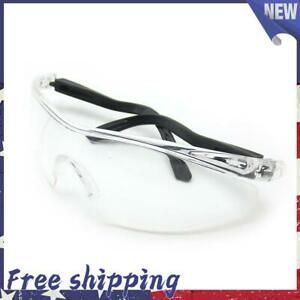 Wearable Outdoor Game Goggles Clear Lens Bullet Glasses for Kids (White)