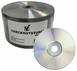 100 Grade A 48x Digital Audio Music CD-R 80min 700MB Shiny Silver
