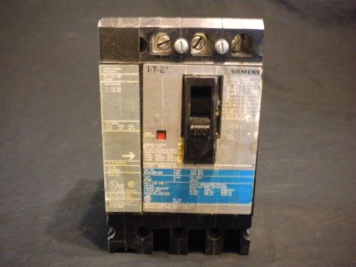 Ite/siemens ed43b100 100 amp, 480 volt, 3 pole circuit breaker with shunt trip for sale