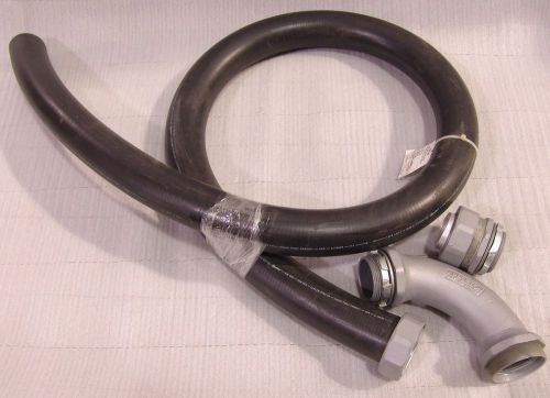 Liquatite flexible metal conduit 2 1/2&#034; ll18858 appleton st-90250 96&#034; for sale