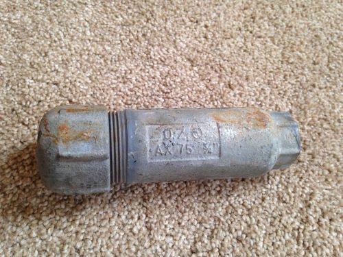 2nd OZ Gedney AX-75 3/4&#034; Expansion Coupling Fitting -- FREE SHIPPING!!!