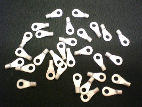 1 lot vaco 250 uninsulated crimp terminals, 18-22awg, #6 stud hole, made in usa for sale