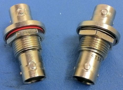 Lot of 2 trompeter bj78 trb jack to trb jack panel mount bulkhead connectors for sale