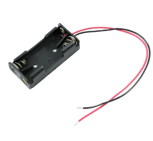 AAA x 2 Open Battery Holder Box 15cm Wires