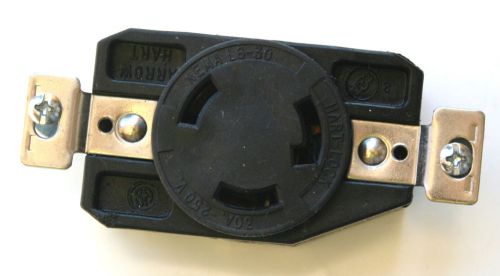 Arrow Hart Lock  L6-30 Twist Locking Receptacle Outlet 30 AMP 250 V  Plug