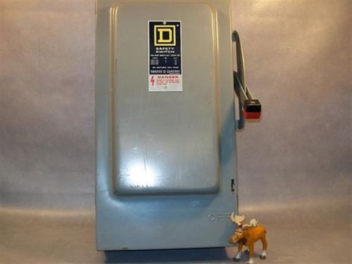 Hu-363 square d safety switch  100 amp  600 vac  250 v non fused for sale