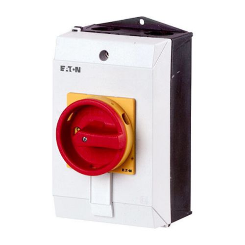 New! p1-25/i2/svb-na - 25amp rotary disconnect - red/yellow - enclosed (ip65) for sale