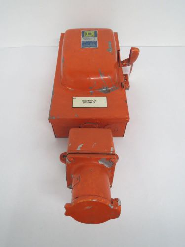 Square d a86262 heavy duty safety 25hp 60a 600v-ac 3p disconnect switch b438204 for sale