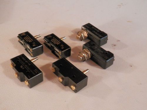ASSORTED LOT OF 6 SWITCHES MICROSWITCH OMRON