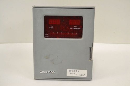 ANDERSON JD 222 B02-A50 DIFFERENTIAL PRESSURE INDICATOR 1-15PSIG 120V-AC B315500