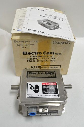 ELECTRO CAM EC-3404-10-ADO ELECTRONIC ROTARY CAM LIMIT SWITCH 0-132V-AC B268054