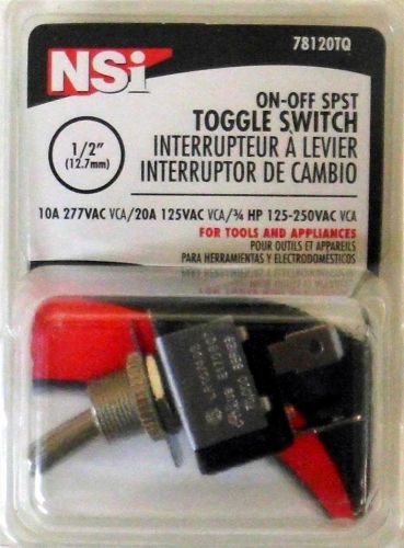 Nsi tork 78120tq toggle switch, spst, maintained 10 pieces for sale