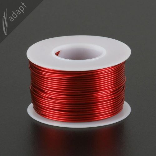 Magnet Wire, Enameled Copper, Red, 18 AWG (gauge), HPN, 155C, ~1/2 lb, 100 ft