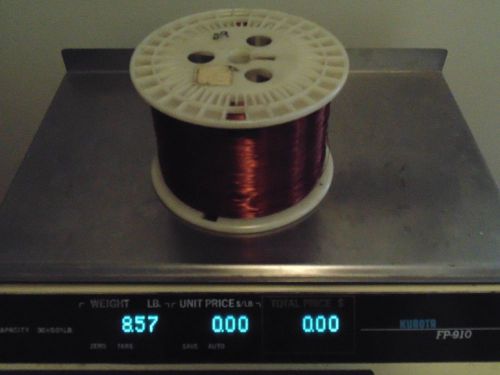 Magnet wire, enameled copper, 29 awg gauge 8.57 lbs for sale