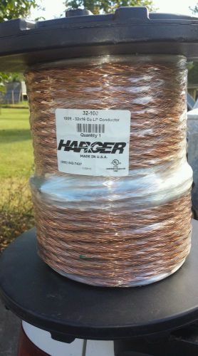 Harger 100&#039; 32x16 Cu LP lightning rod conductor (32-100) bare copper wire