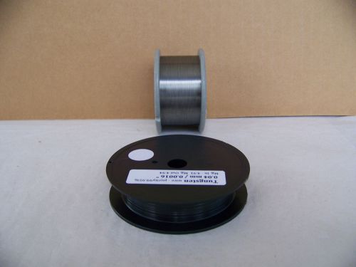 Tungsten / wolfram wire  0.04 mm / 0.0016&#034;  -   3 m / 10 ft. for sale
