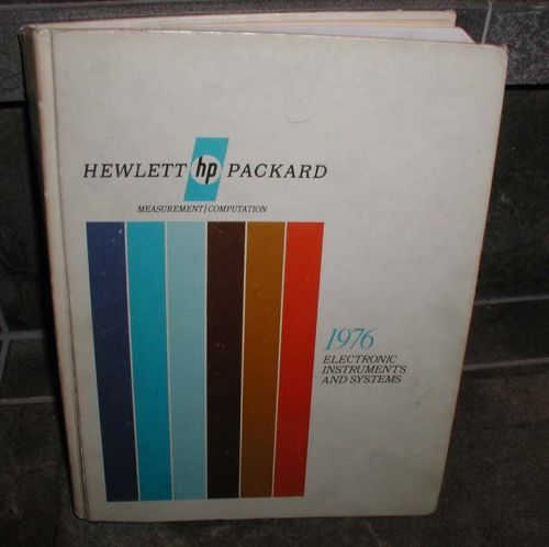 Hewlett Packard HP  1976  Test  &amp;  Measurement Catalog