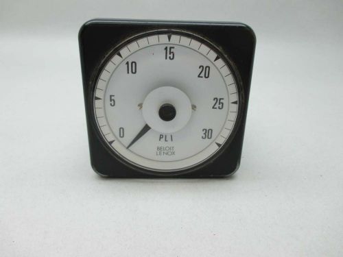 NEW BELOIT 078-05RA-HG 0-30 PLI METER D458583