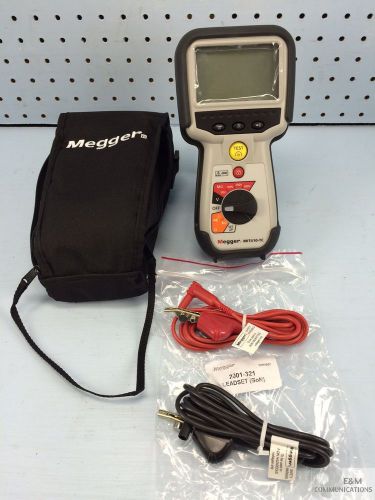 New!! megger mit410-tc insulation resistance and continuity tester 500v 200g ohm for sale