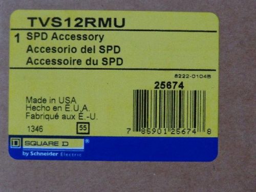 SQUARE D TVS12RMU Surgelogic Remote Monitor for SPD * NEW IN BOX *