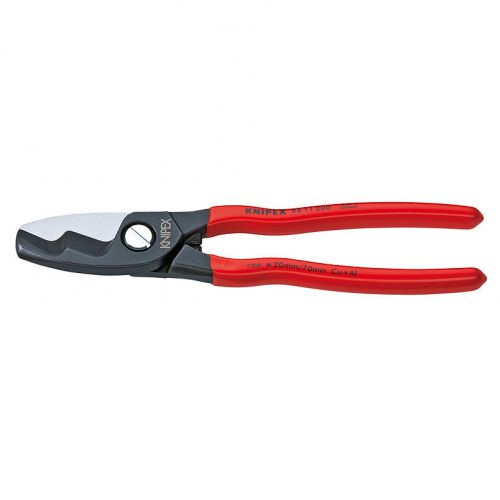 Knipex 9511200 8&#034; cable shears with twin cutting edges for sale