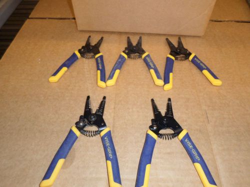 Vise-grip 2078316 6&#034; wire stripper/cutter - lot of 5 for sale