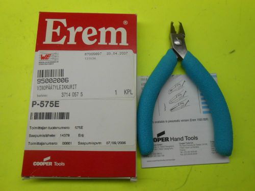 EREM COOPER Tools -- P-575E -- Angled Tip ESD Cutter Plier (NEW)