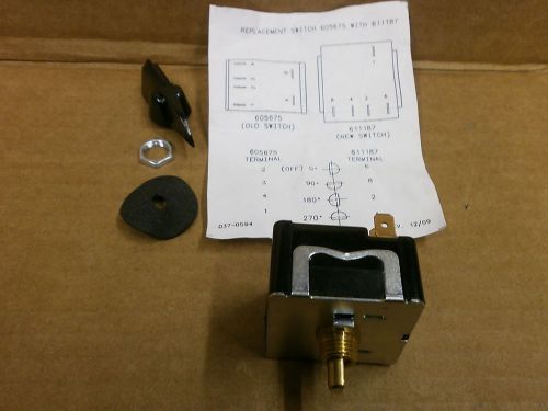 Associated battery charger switch 611187 repl. 605675 for sale