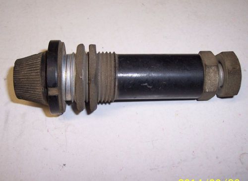Vintage cartridge fuse holder high current panel mount for 1 1/2&#034; x 13/32&#034; fuses for sale