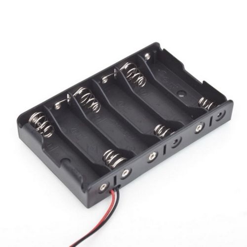 Battery box slot holder case for 4 / 6 / 8 packs aa 2a batteries stack 6v/9v/12v for sale