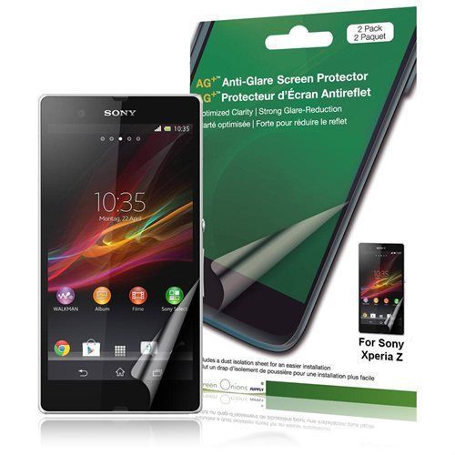 Green Onions Supply AG+ Anti-Glare Screen Protector for Sony Xperia Z (2-Pack) R