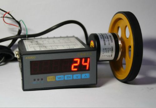 Positive inversion counter meter + 400p/r encoder + meter counting wheel set for sale