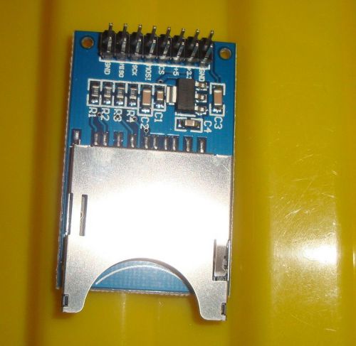SD card socket slot for Arduino PIC microcontroller
