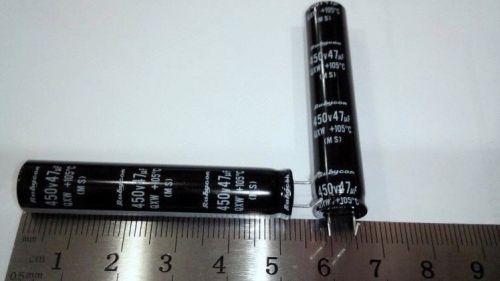 47uf450v capacitor rubycon 10x50 47uf-450v 105c