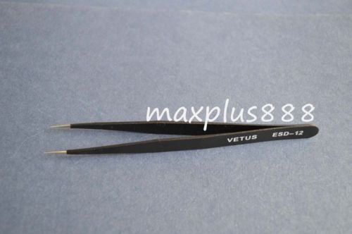 5PC ESD-12 Tweezers for electronic work VETUS selected professional Tools HRC40°
