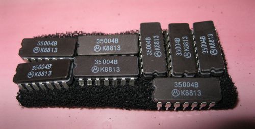 Lot of 8  mc35004 quad jfet input operational amplifiers opamp 14p cerdip for sale