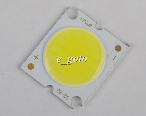 15w pure white cob high power led light emitting diode 6000-6500k new for sale