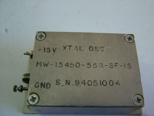 XTAL OSCILLATOR 558MHz 12dnm MW15450-558-SF-1S